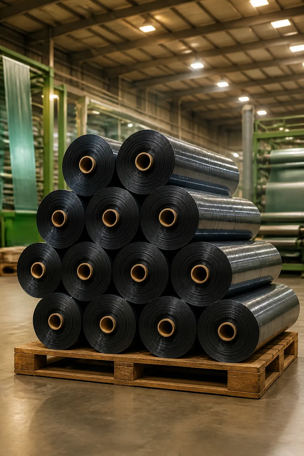 Mulch film rolls manufactured by Significant Enterprises at their factory